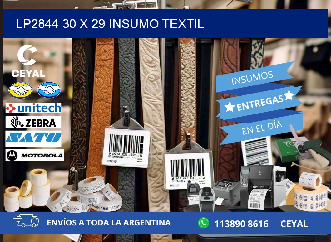 LP2844 30 x 29 INSUMO TEXTIL