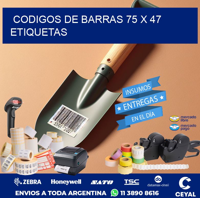 codigos de barras 75 x 47 etiquetas