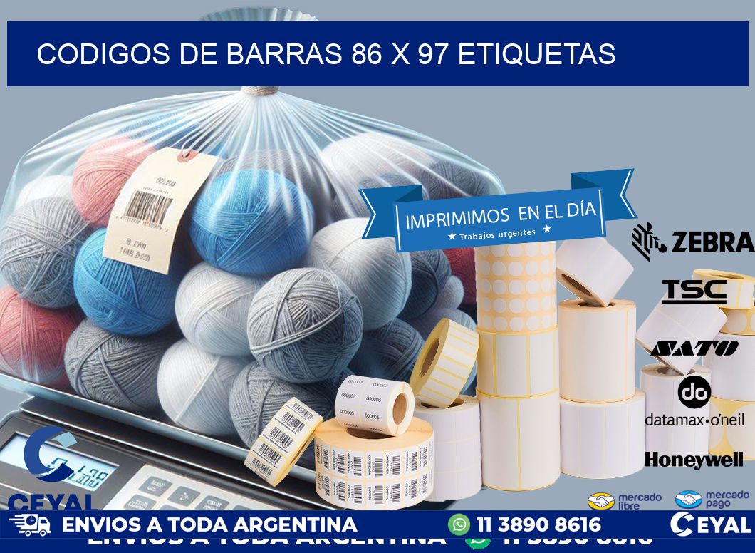 codigos de barras 86 x 97 etiquetas