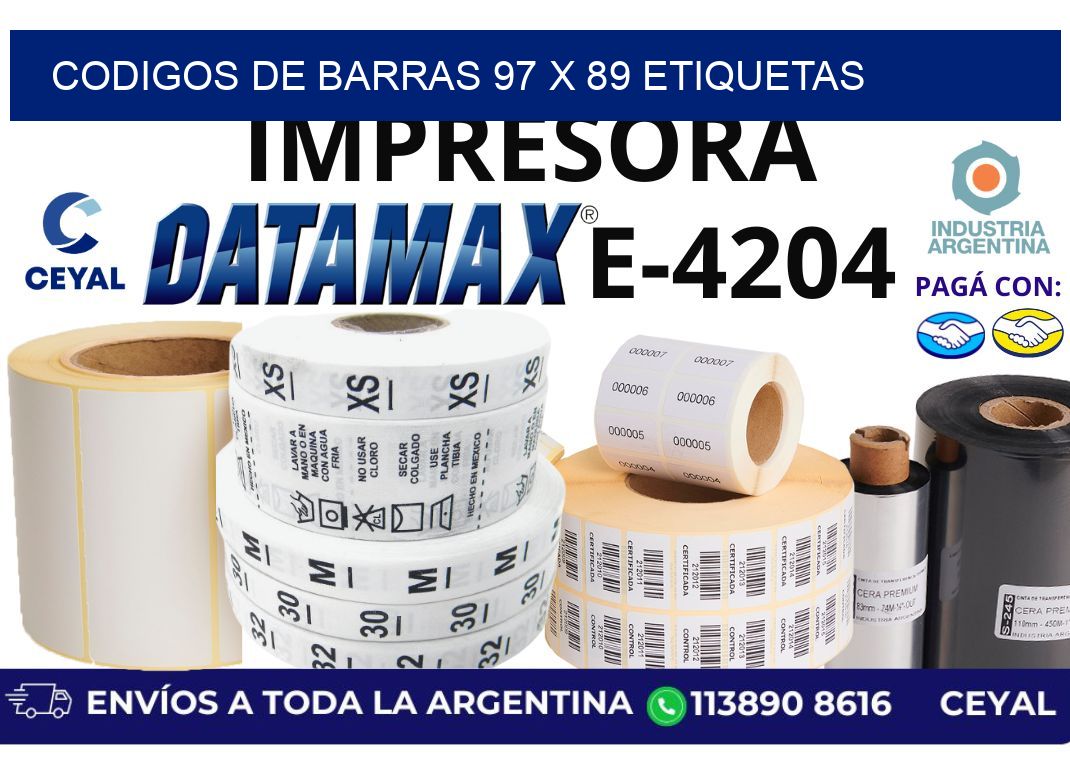 codigos de barras 97 x 89 etiquetas