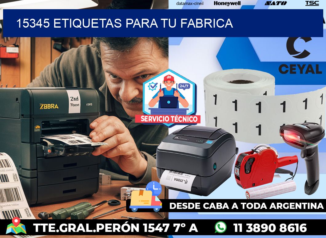 15345 etiquetas para tu fabrica