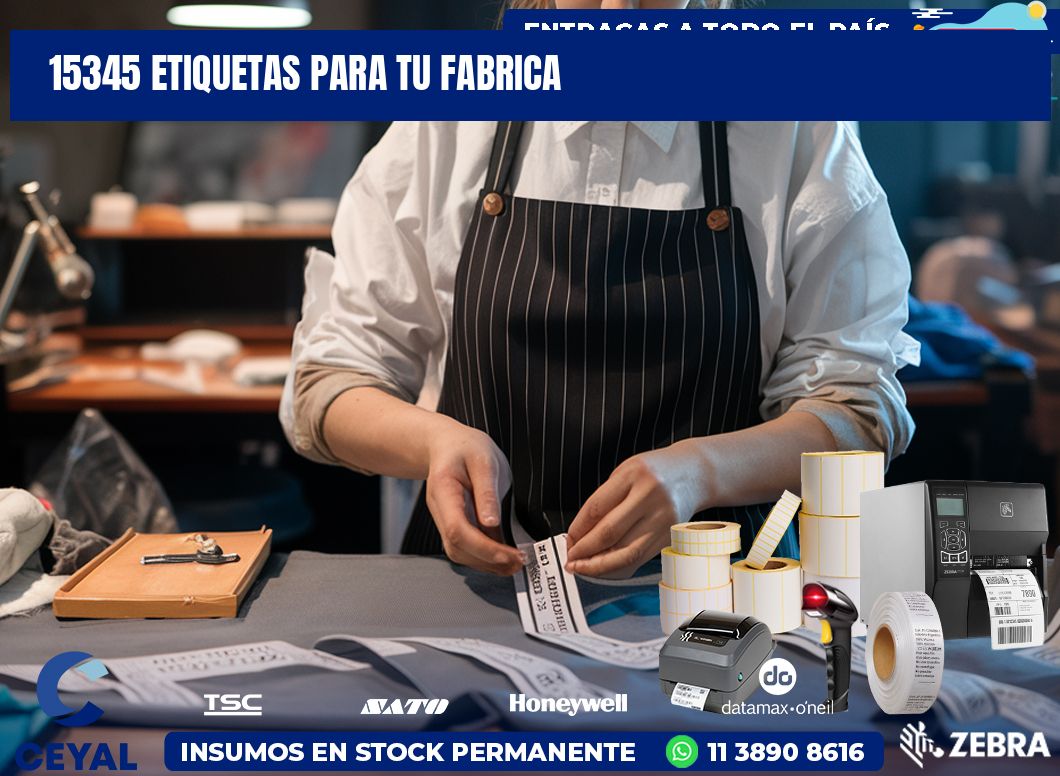 15345 etiquetas para tu fabrica