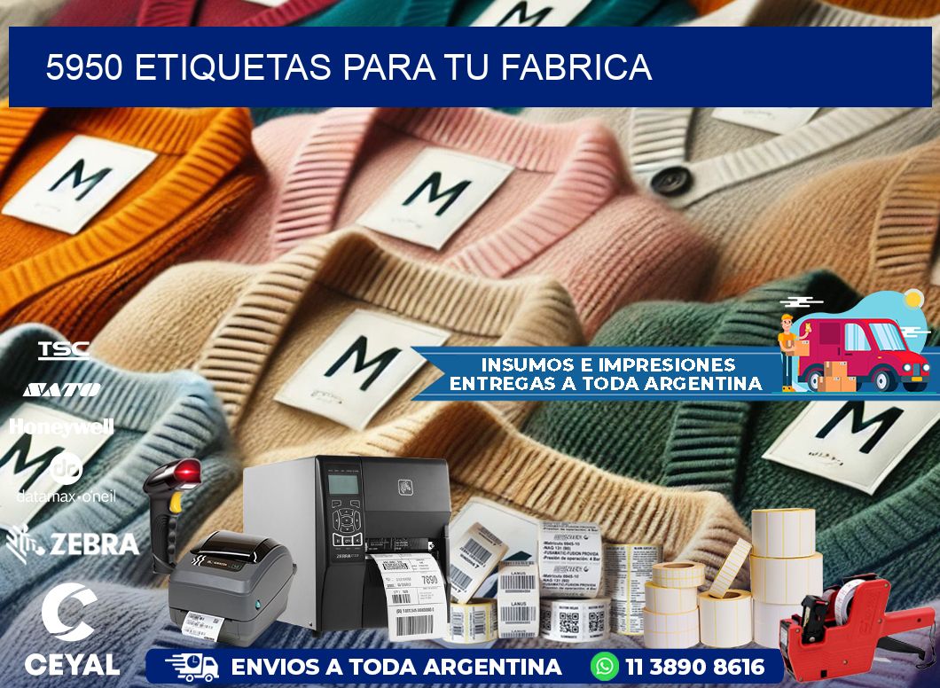 5950 etiquetas para tu fabrica