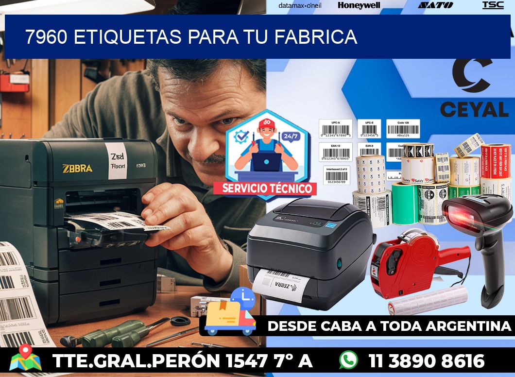 7960 etiquetas para tu fabrica