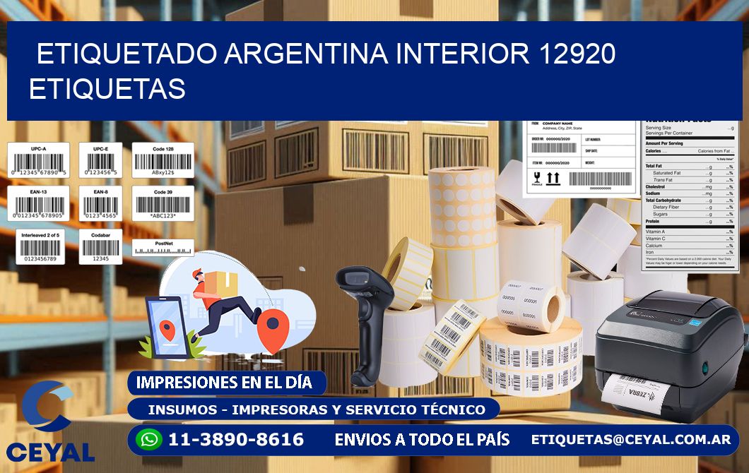 etiquetado argentina interior 12920 etiquetas
