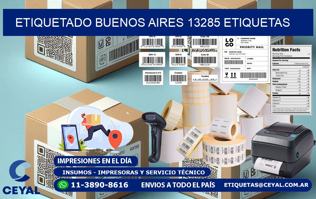 etiquetado buenos aires 13285 etiquetas