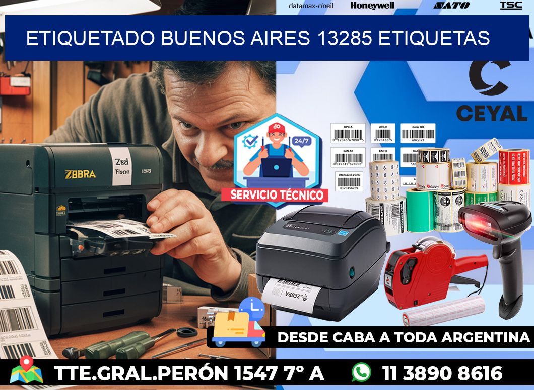 etiquetado buenos aires 13285 etiquetas