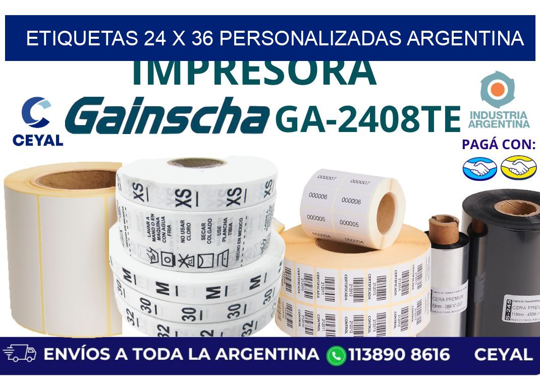 etiquetas 24 x 36 personalizadas argentina