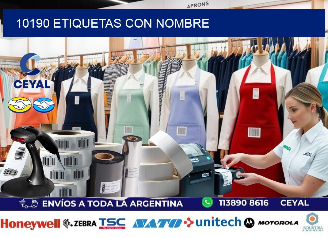 10190 etiquetas con nombre