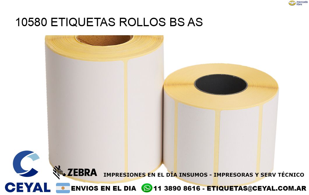 10580 etiquetas rollos BS AS