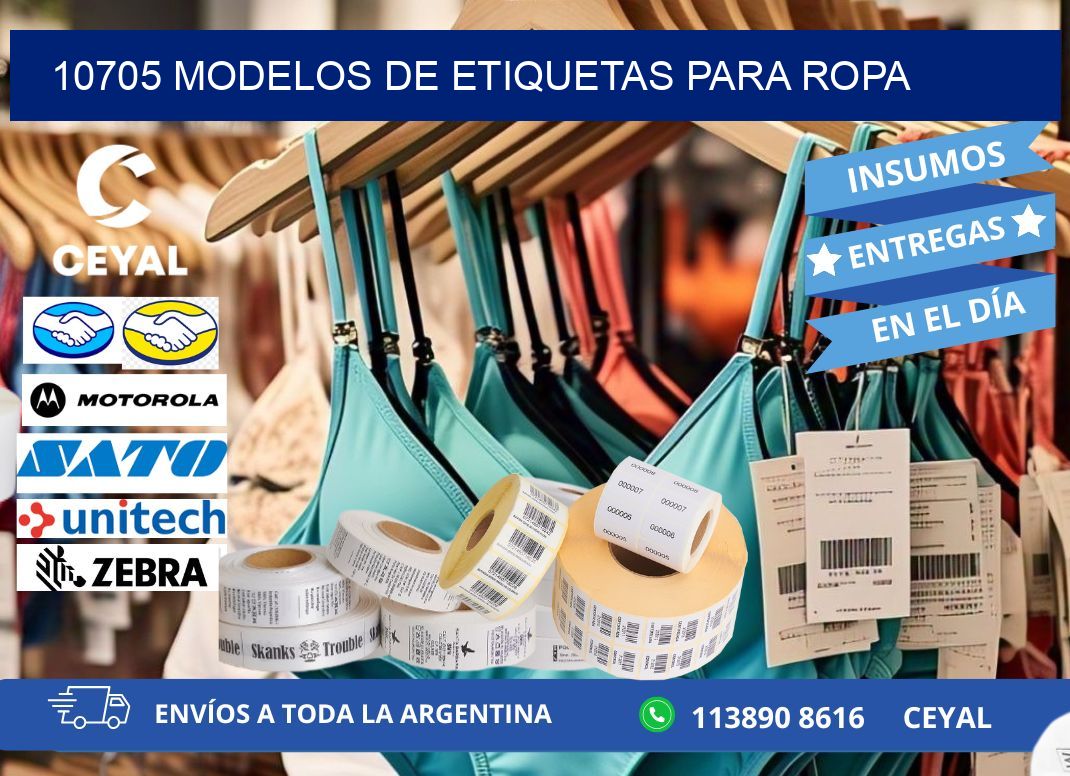 10705 Modelos de etiquetas para ropa