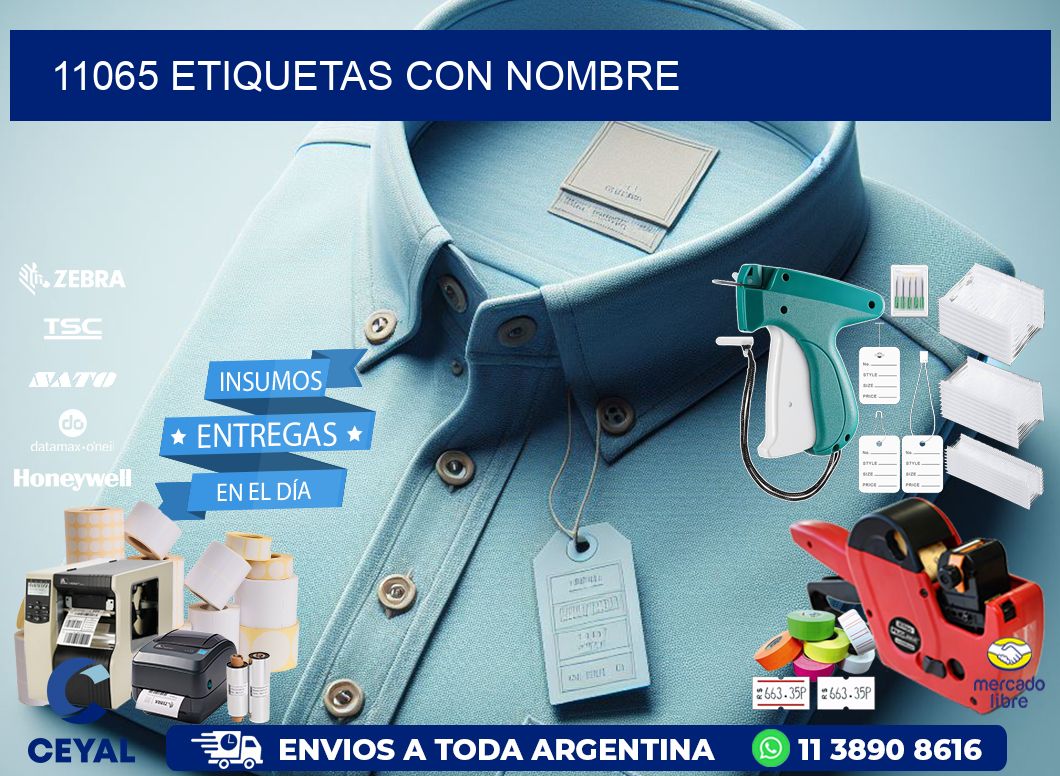 11065 etiquetas con nombre