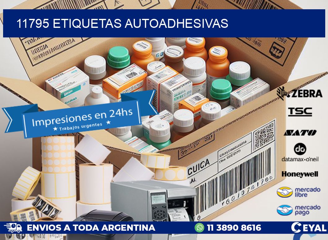 11795 etiquetas autoadhesivas