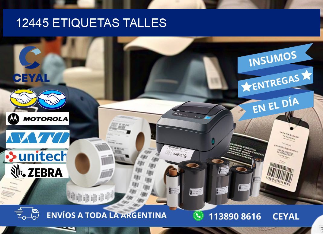 12445 ETIQUETAS TALLES