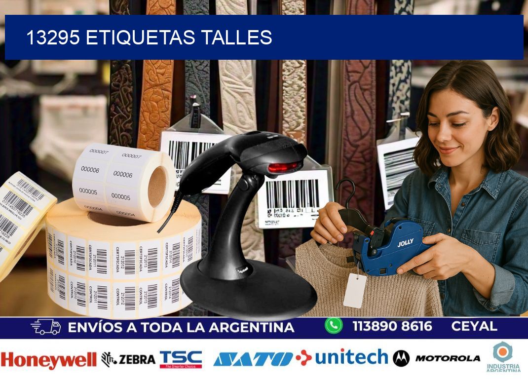 13295 ETIQUETAS TALLES