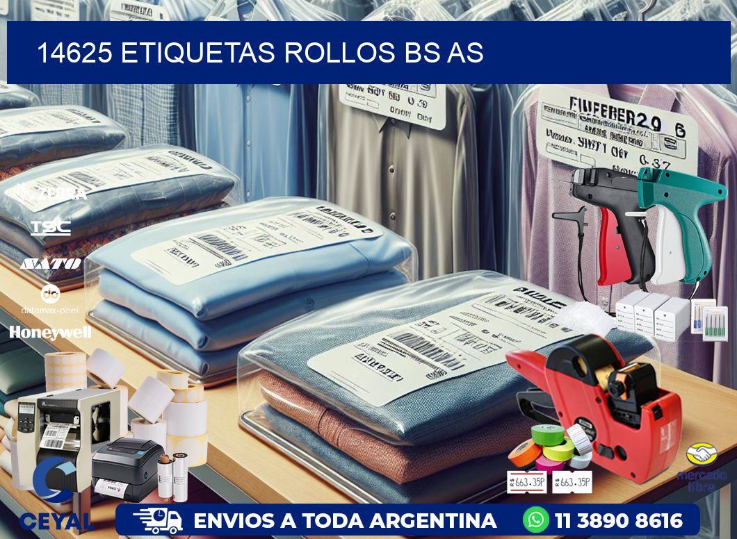 14625 etiquetas rollos BS AS