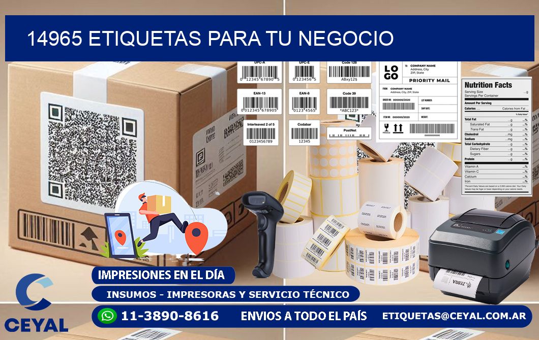 14965 etiquetas para tu negocio