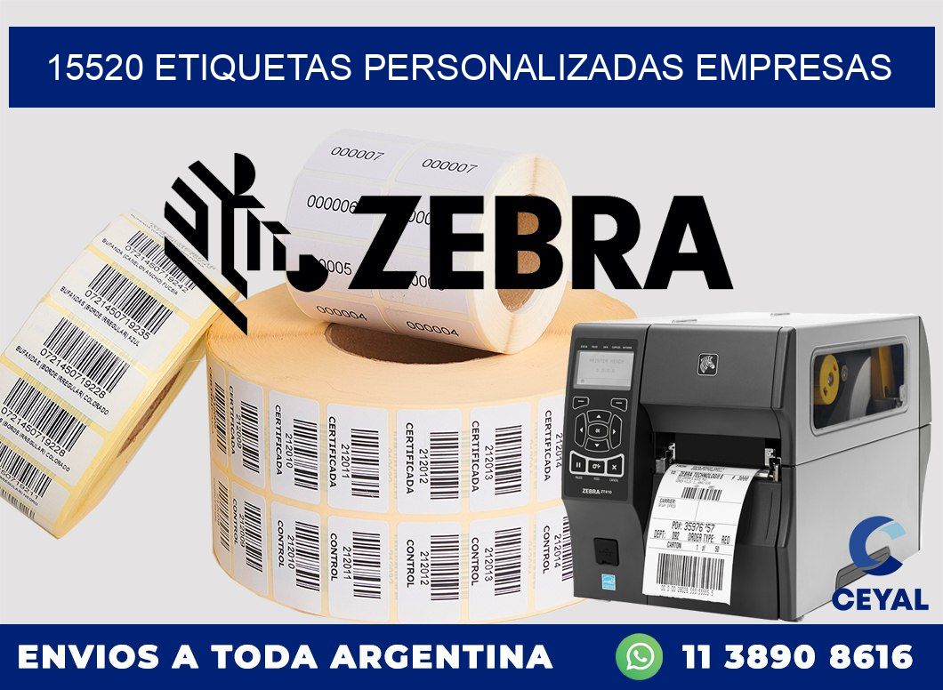 15520 Etiquetas personalizadas empresas