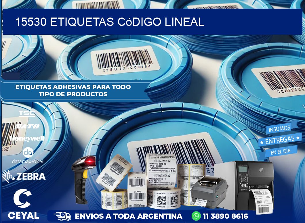 15530 Etiquetas código lineal