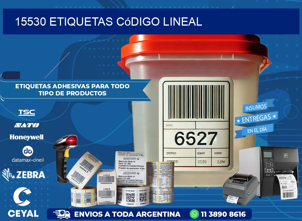 15530 Etiquetas código lineal