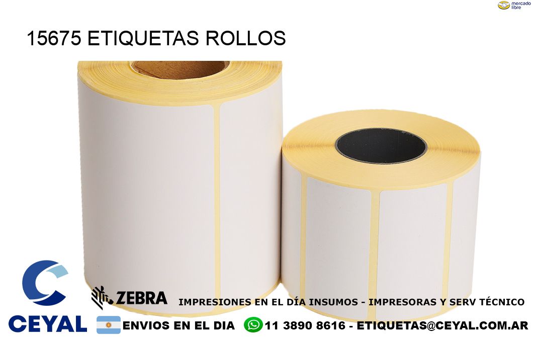 15675 etiquetas rollos
