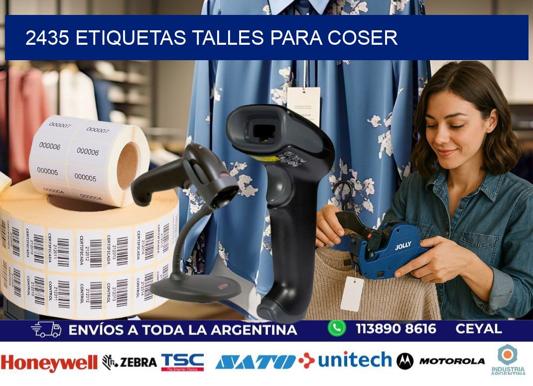 2435 ETIQUETAS TALLES PARA COSER