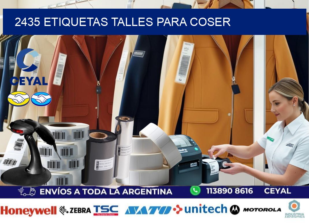 2435 ETIQUETAS TALLES PARA COSER