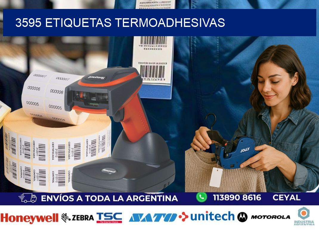 3595 etiquetas termoadhesivas