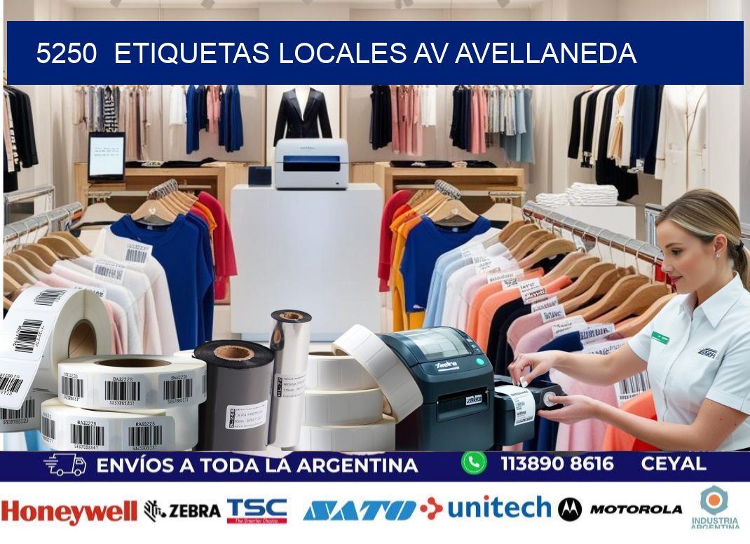 5250  etiquetas locales Av Avellaneda