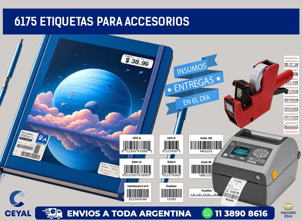 6175 Etiquetas para accesorios