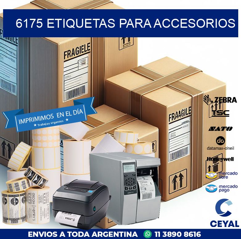 6175 Etiquetas para accesorios