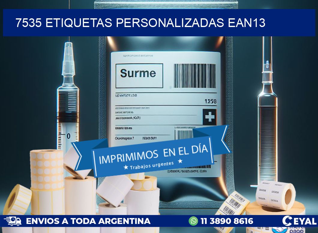 7535 Etiquetas personalizadas ean13