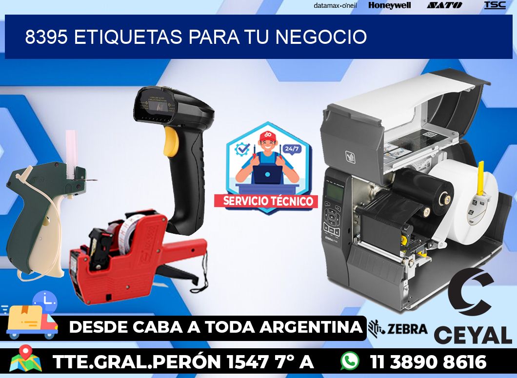 8395 etiquetas para tu negocio