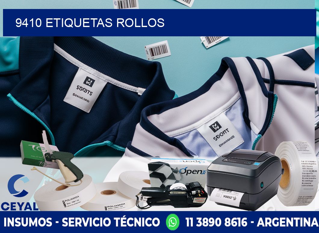 9410 Etiquetas rollos
