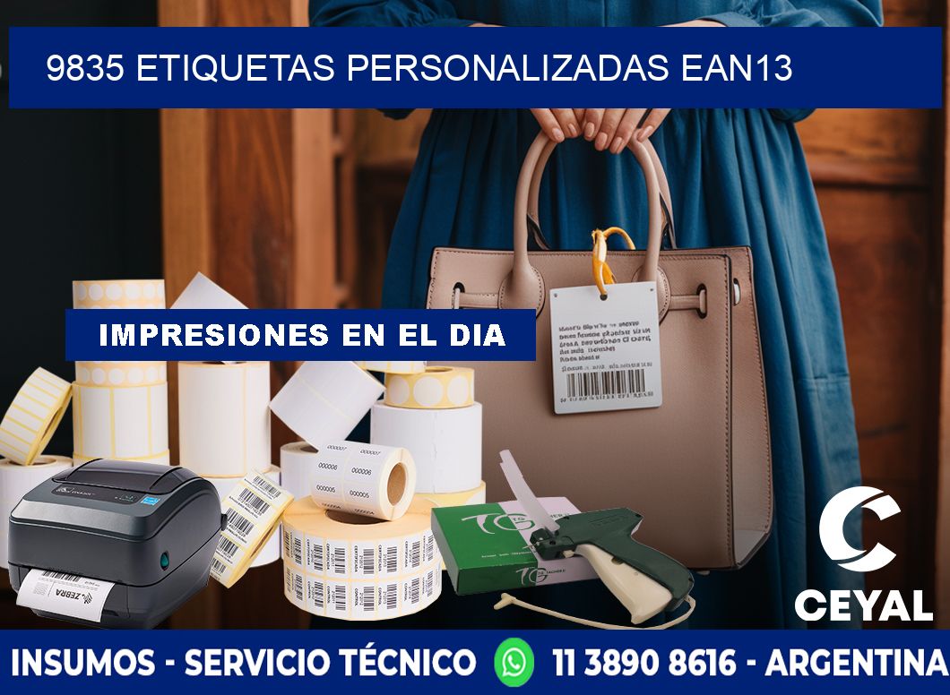 9835 Etiquetas personalizadas ean13