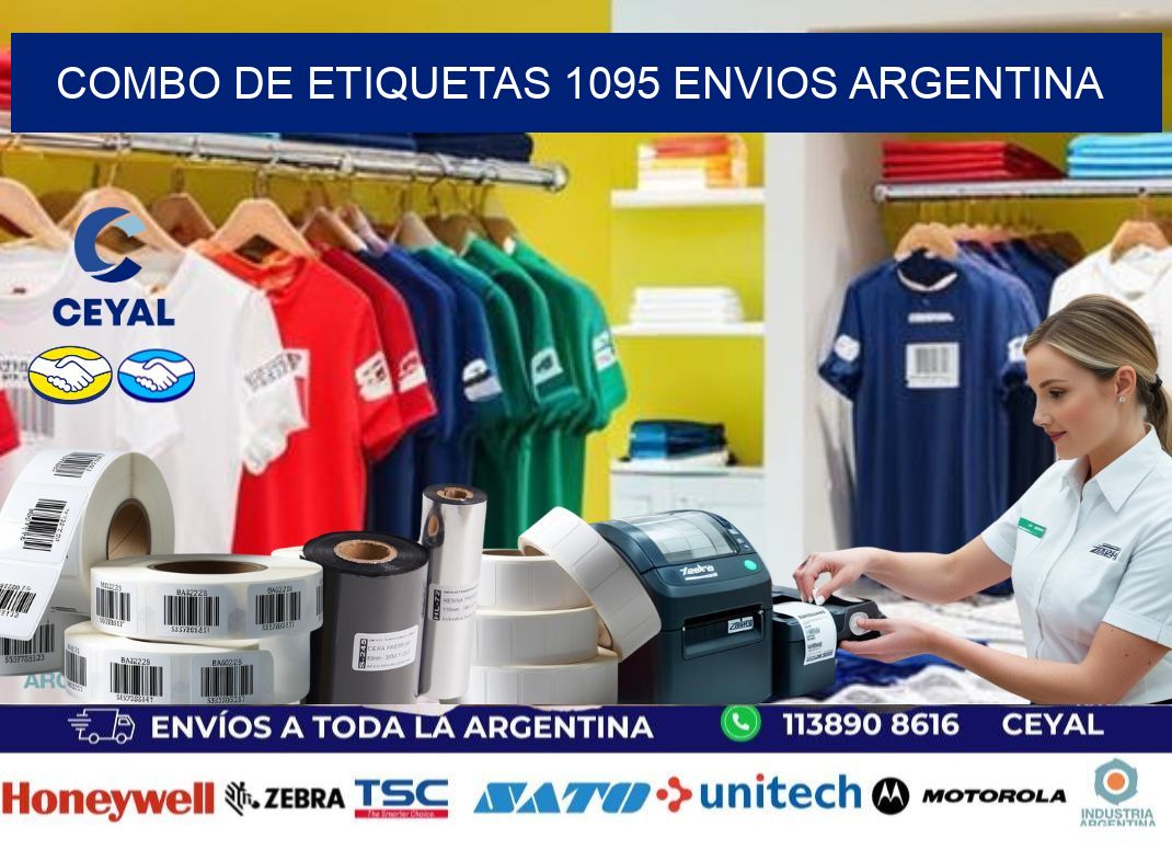 Combo de etiquetas 1095 ENVIOS ARGENTINA