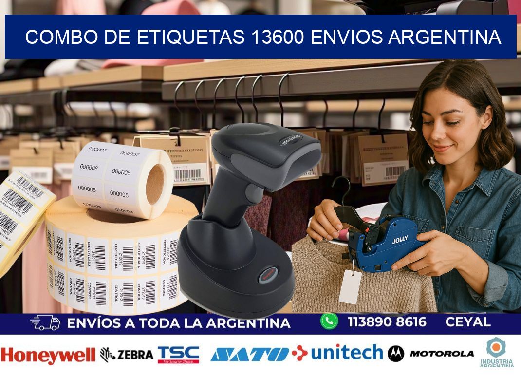 Combo de etiquetas 13600 ENVIOS ARGENTINA