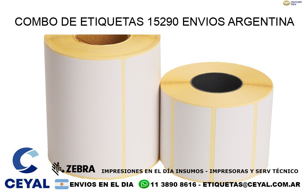 Combo de etiquetas 15290 ENVIOS ARGENTINA