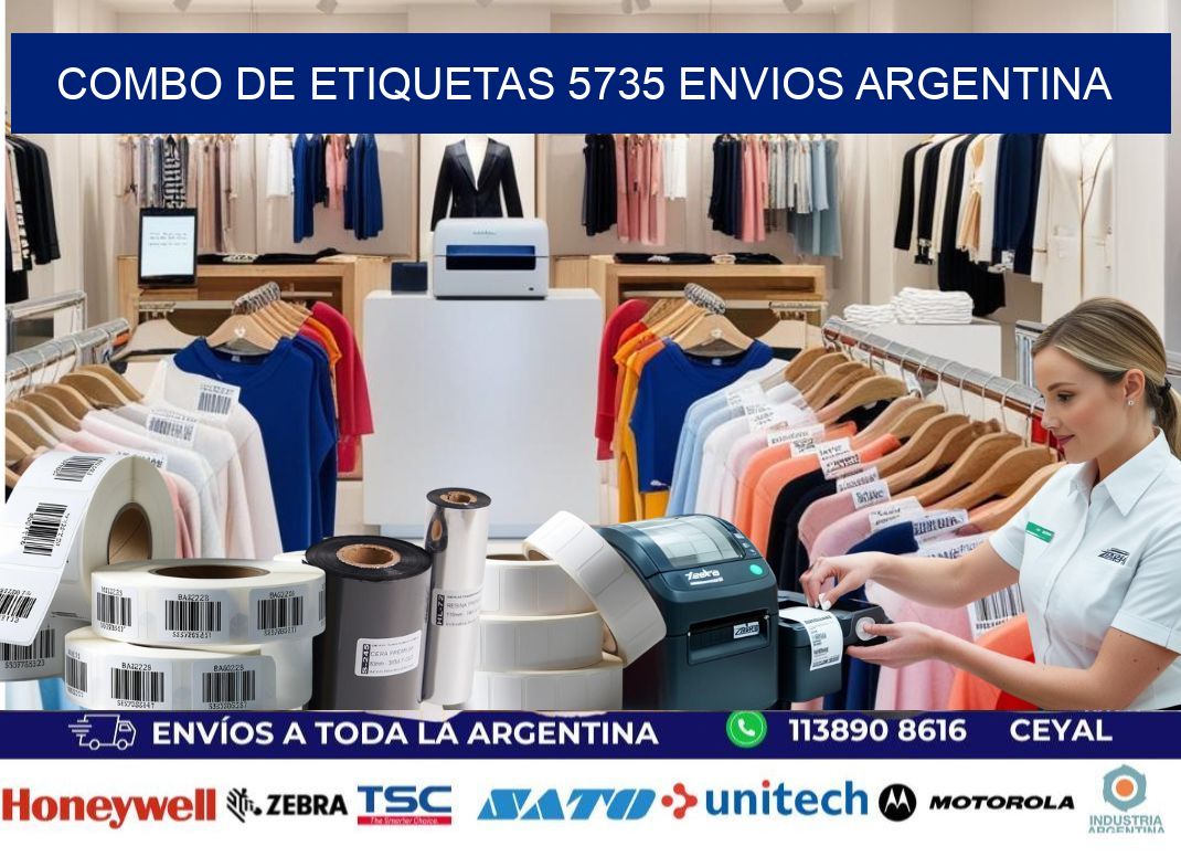 Combo de etiquetas 5735 ENVIOS ARGENTINA