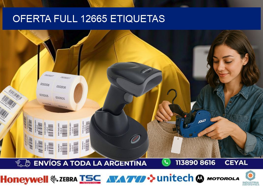 Oferta full 12665 etiquetas