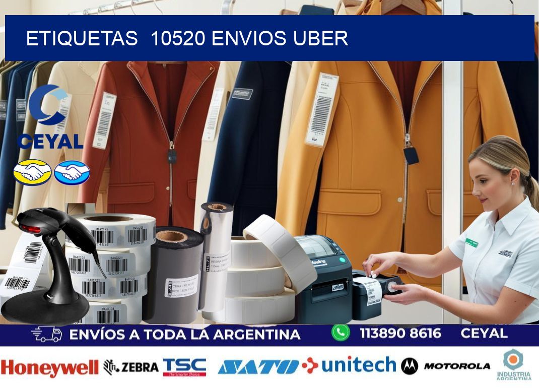 etiquetas  10520 ENVIOS UBER