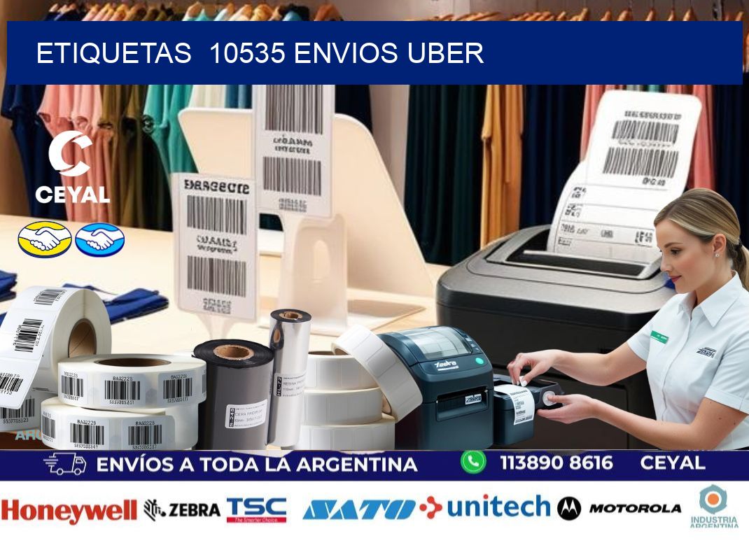 etiquetas  10535 ENVIOS UBER