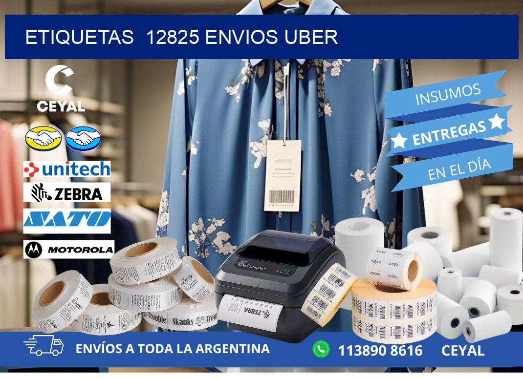 etiquetas  12825 ENVIOS UBER