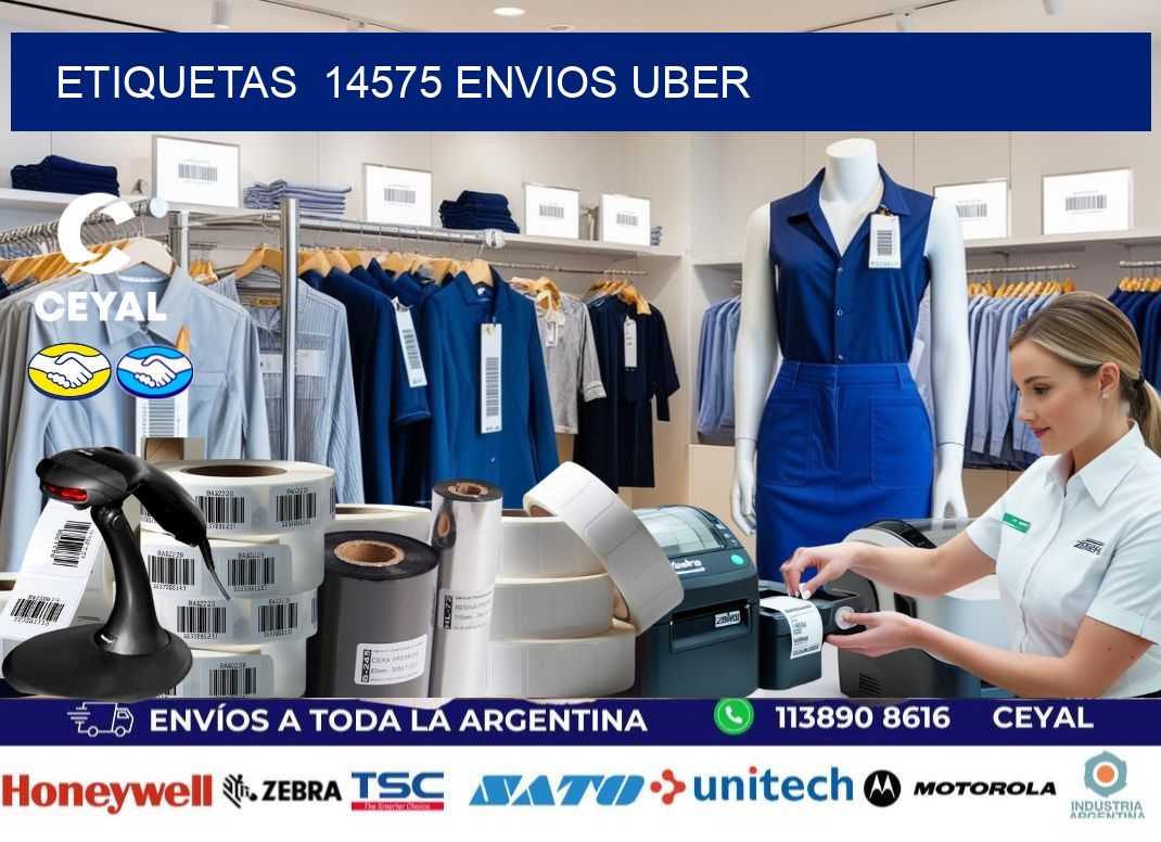 etiquetas  14575 ENVIOS UBER