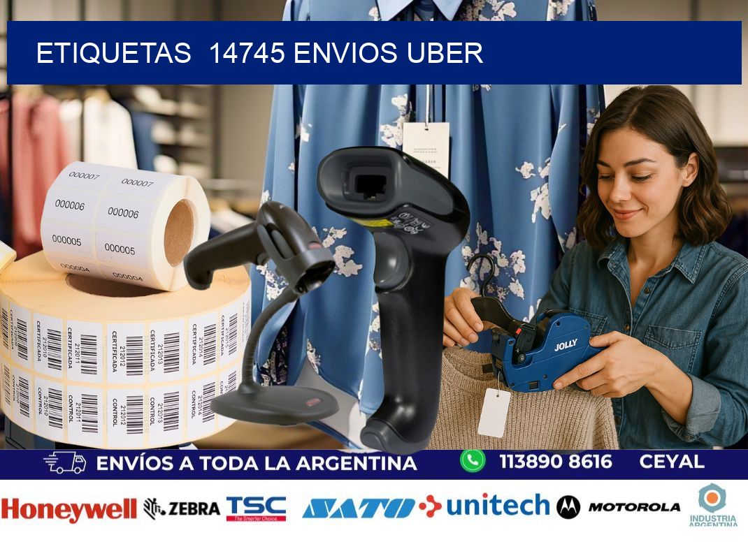 etiquetas  14745 ENVIOS UBER