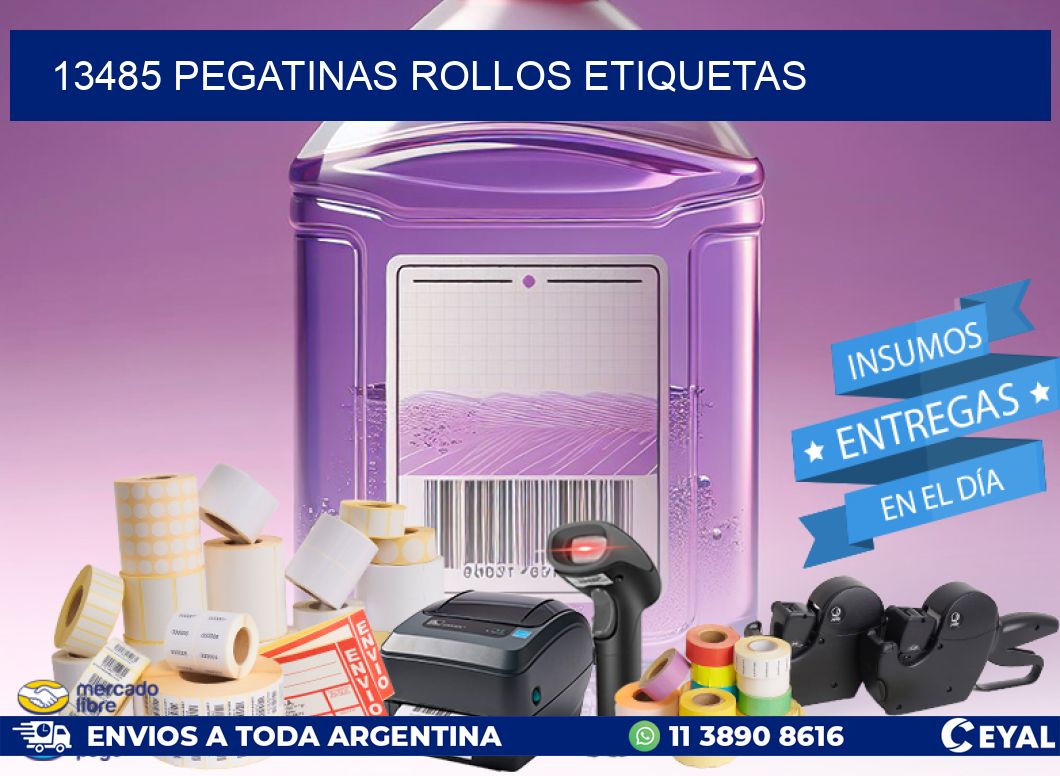 13485 Pegatinas rollos etiquetas