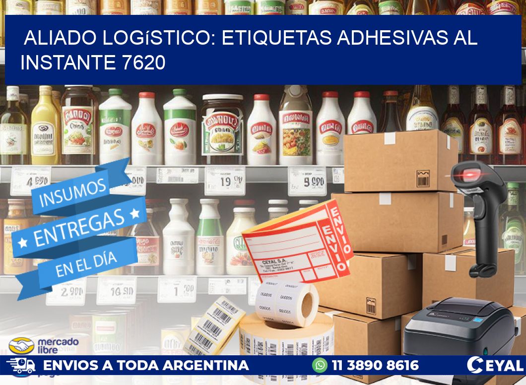 Aliado Logístico: Etiquetas Adhesivas al Instante 7620