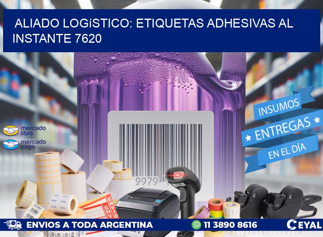 Aliado Logístico: Etiquetas Adhesivas al Instante 7620