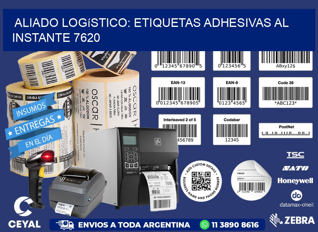 Aliado Logístico: Etiquetas Adhesivas al Instante 7620