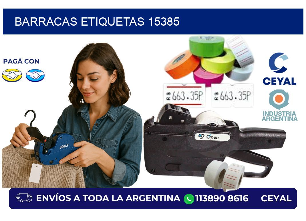 Barracas etiquetas 15385